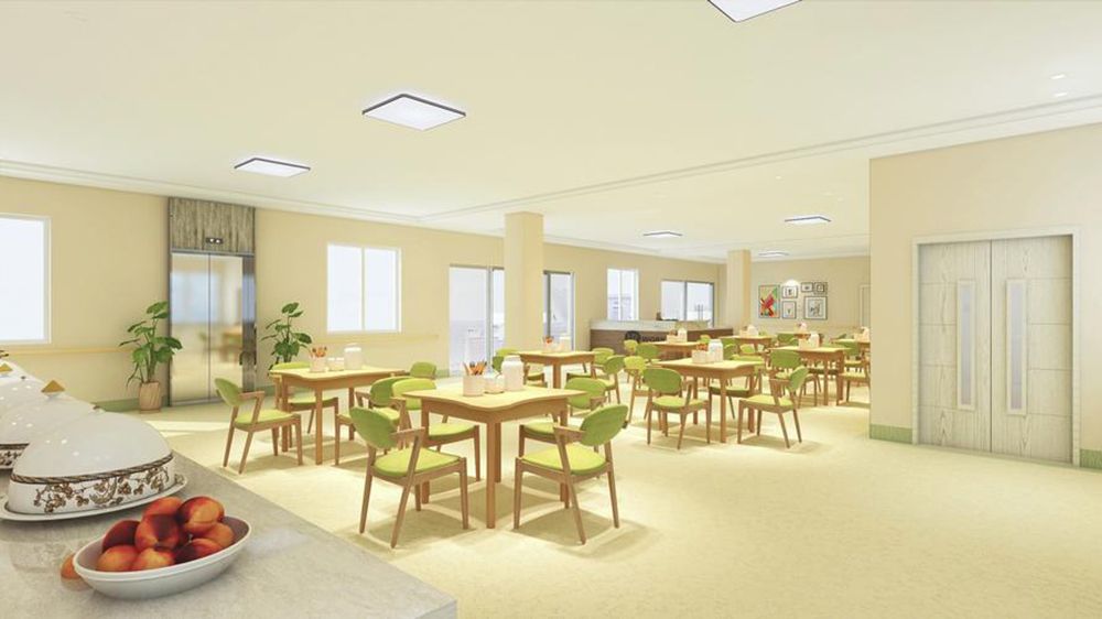 成都青龙街道泽安社区养老院实景图